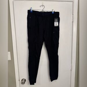 NWT men’s large Russell Athletic Black Joggers gym pants workout lounge